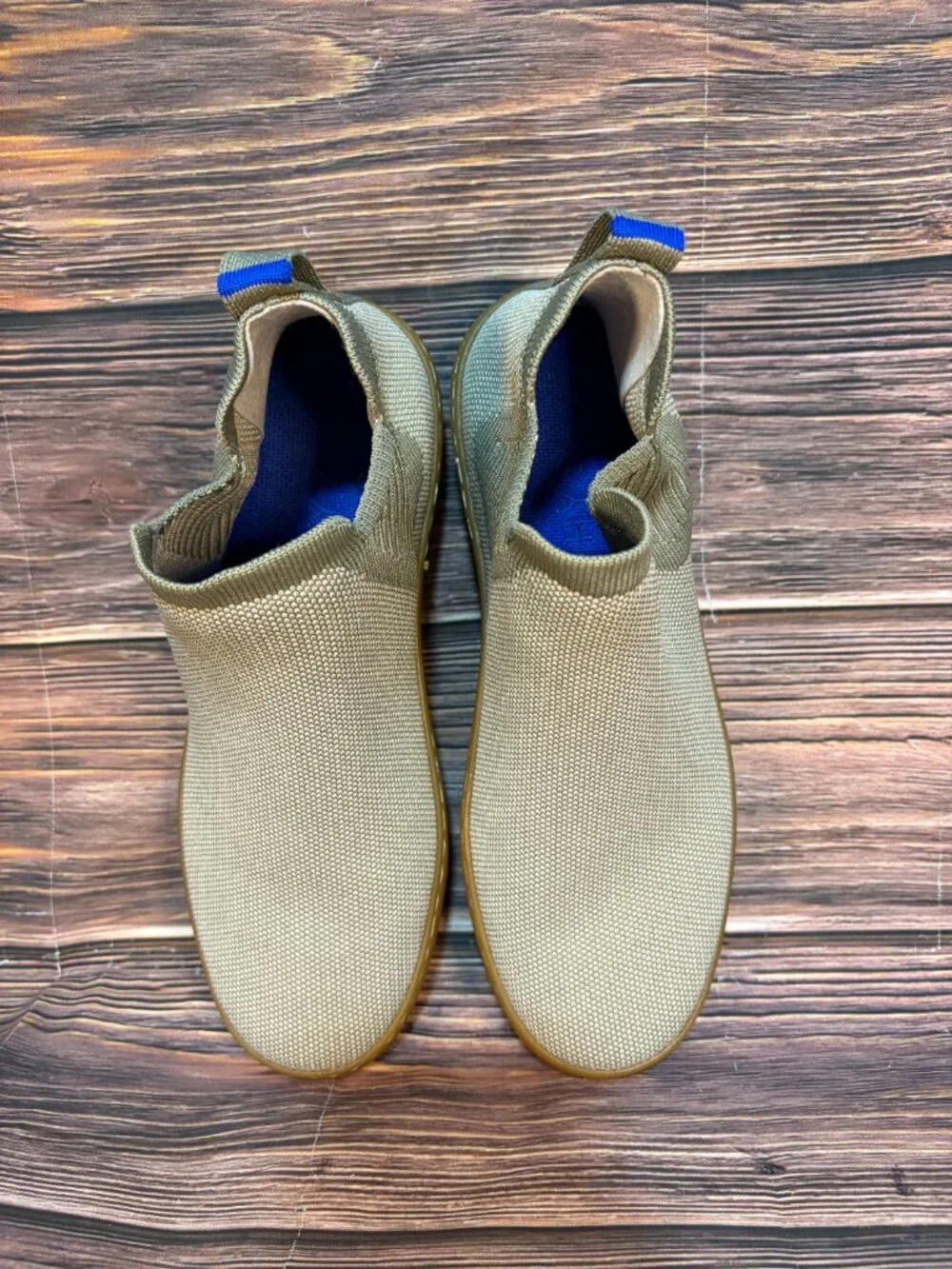 Rothy's The Chelsea Boots Light Sage Green Women's Slip On Size 8